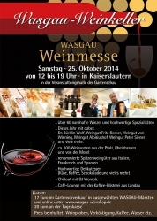 WASGAU Weinmesse 2014: 70 Aussteller aus den Bereichen Wein und Feinkost zugegen